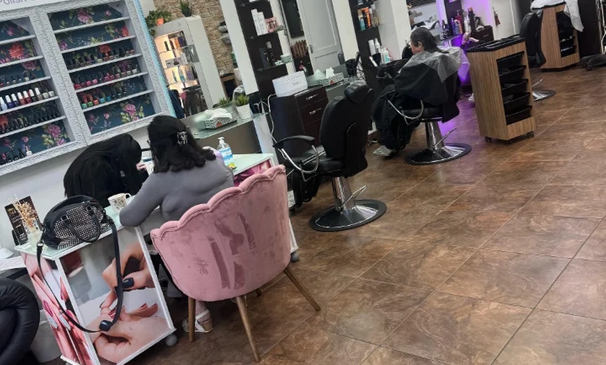 Image 2: Indulge w/ Gel Manicure or Pedicure or 1 or 2 Sessions - Combo of Both