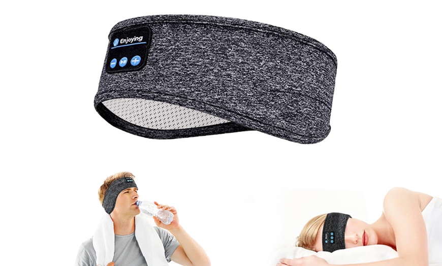 Image 5: Bluetooth Headband Headphone