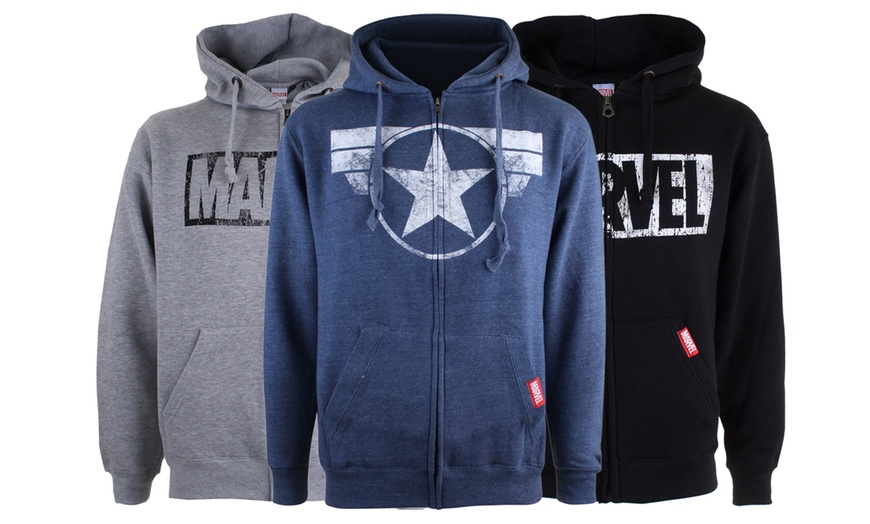 Image 1: Marvel Zipped Hoodie