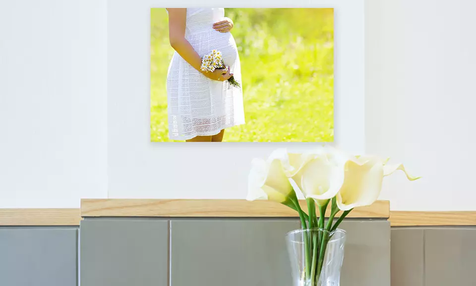 7"x10", 11"x14", 16"x20", or 20"x30" Custom Photo on Metal from Picture It on Canvas (Up to 92% Off) - Second Medium