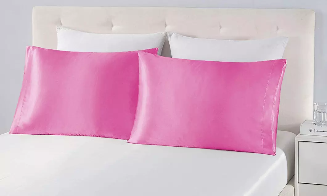  2-4 Pack Bridal Satin Hair Care Pillowcases Case for Hair Skin