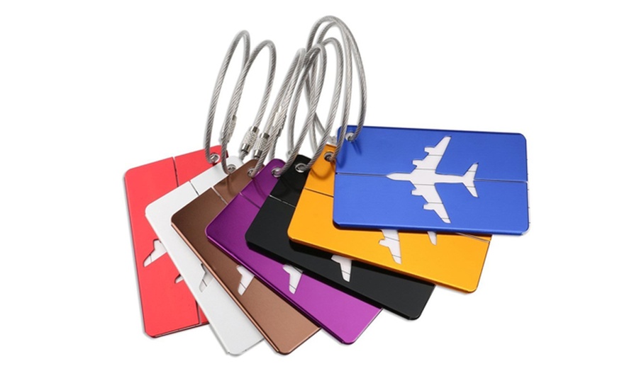 Image 3: Plane Luggage Tag
