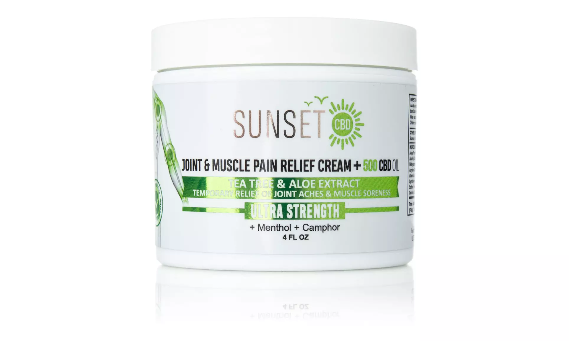 Potent CBD Pain Relief Creams from Sunset - 30 Plus Options - Groupon Exclusive!