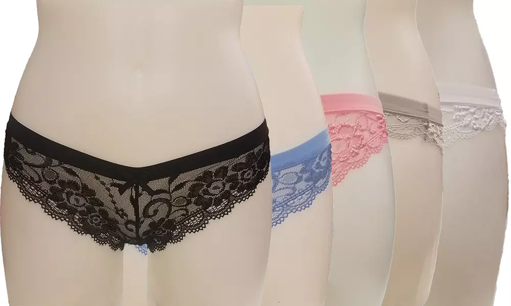 Brazilian Lace Tonga Panties (12-Pack) - Primary Image