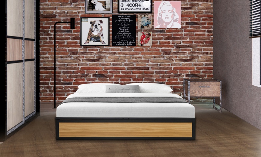 Image 2: Lit industriel Charles avec coffre intégré Kocoon