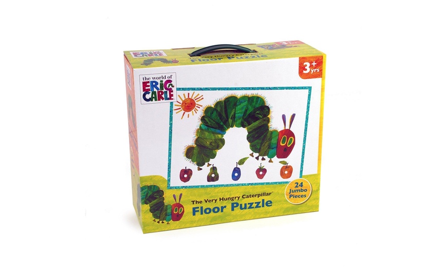 Image 1: 24-Piece The Very Hungry Caterpillar Floor Puzzle Set