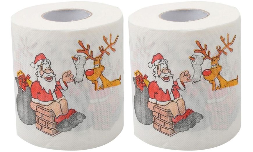 Image 5: Christmas Themed Toilet Roll Paper