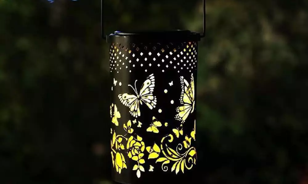 One or Two Solar-Powered Butterfly Lights