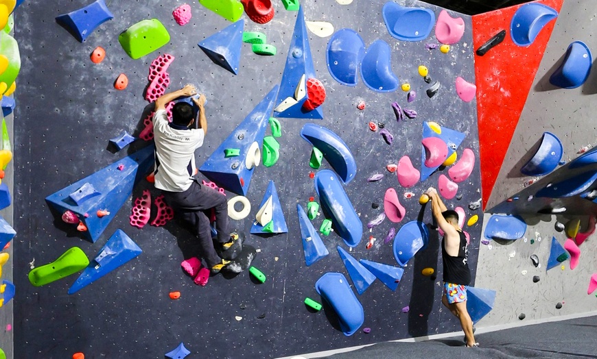 Image 3: All Day Climbing Pass with Equipment for One Child, Adult, or a Family