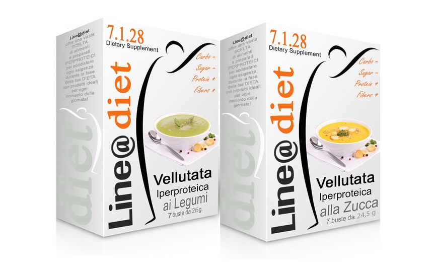 Image 4: Line@diet Keto Cremesuppen und Omeletts (bis zu 99,07€/1kg)