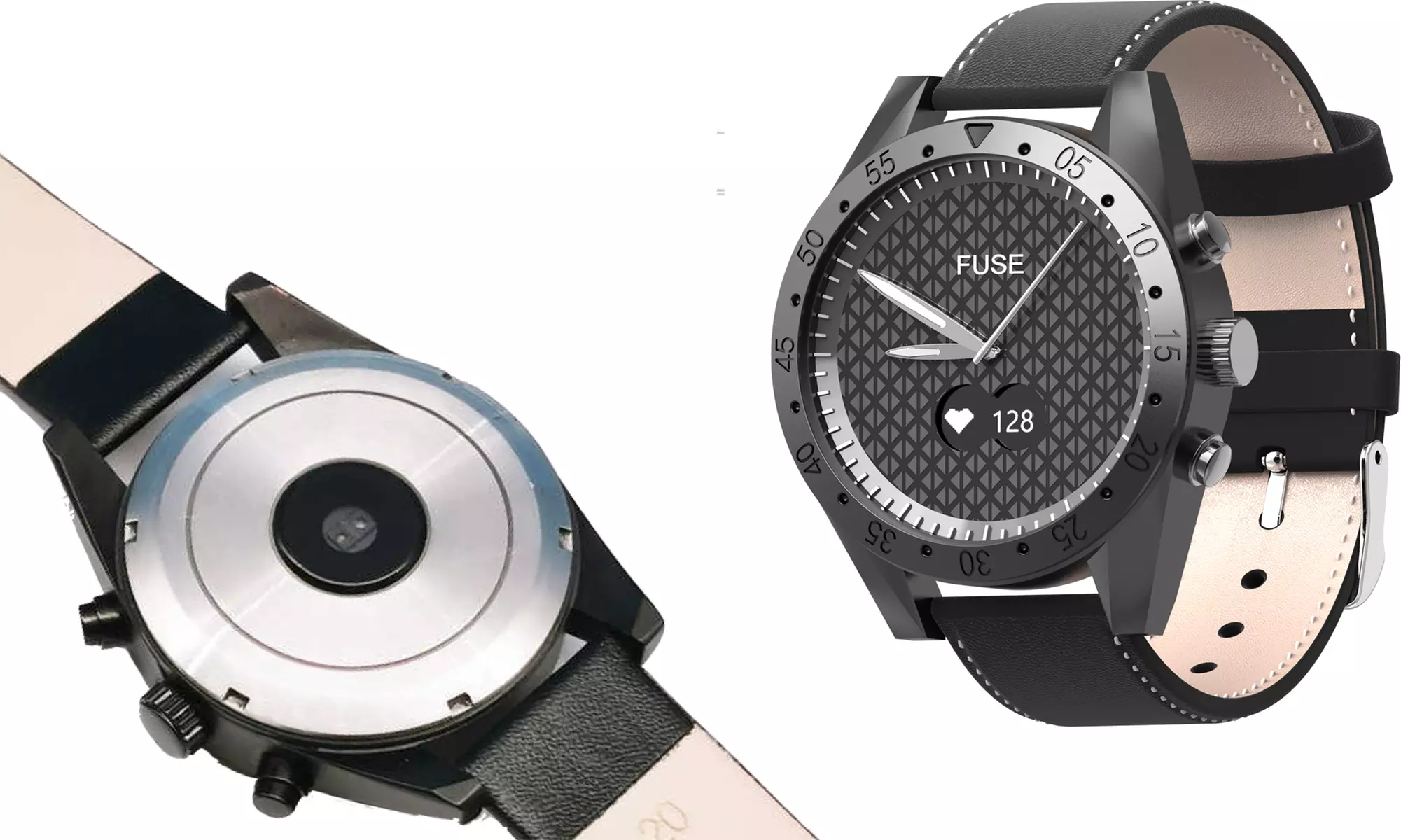 Montre connectée hybride à aiguilles digital Bluetooth avec fréquence cardiaque et pression artérielle - Primary Image