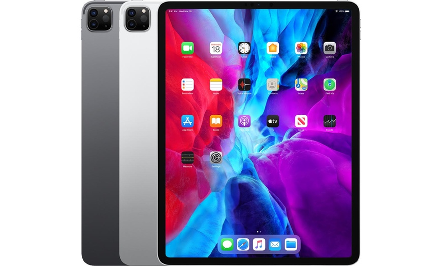 Image 1: Refurbished Apple iPad Pro 12.9 4th Gen 256GB or 128GB