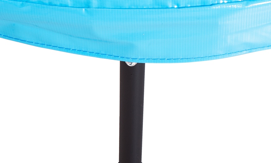 Image 6: HomCom Indoor Trampoline with Adjustable Handle