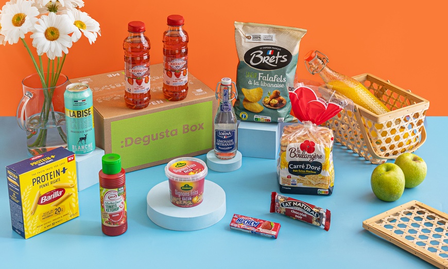 Image 1: Faites vibrer vos papilles avec 1 à 6 mois de surprises Degustabox !