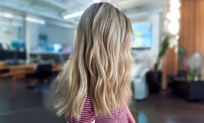 Image 3: Haircut Package w/ Choice of Root Touch-Up, Color, or Highlights