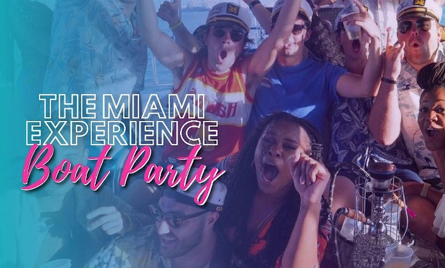 Image 2: 3-Hour Miami Experience Boat Party: Unlimited Drinks & DJ Dance Party