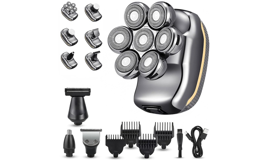 Image 1: Rasoir électrique rechargeable avec 5 têtes