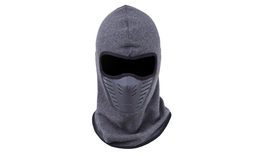 Image 4: Thermal Fleece Face Ski Mask