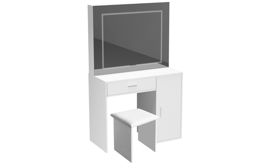 Image 6: Coiffeuse "Imani" avec miroir et éclairage LED Home Deluxe 