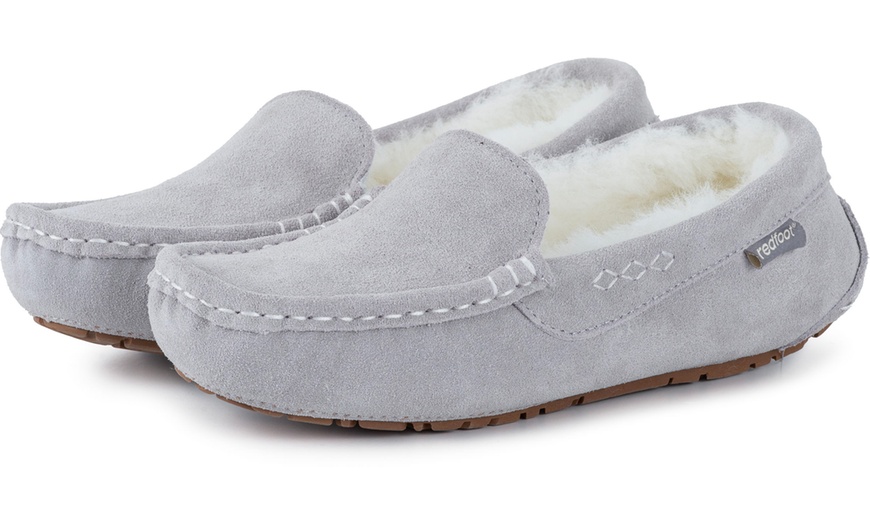 Image 3: Redfoot Women's Sheepskin Slippers