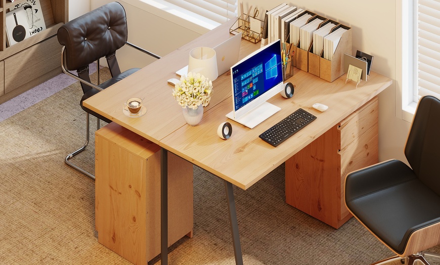 Image 9: HomCom Desk Selection: Stylish, Functional Workspace Solutions