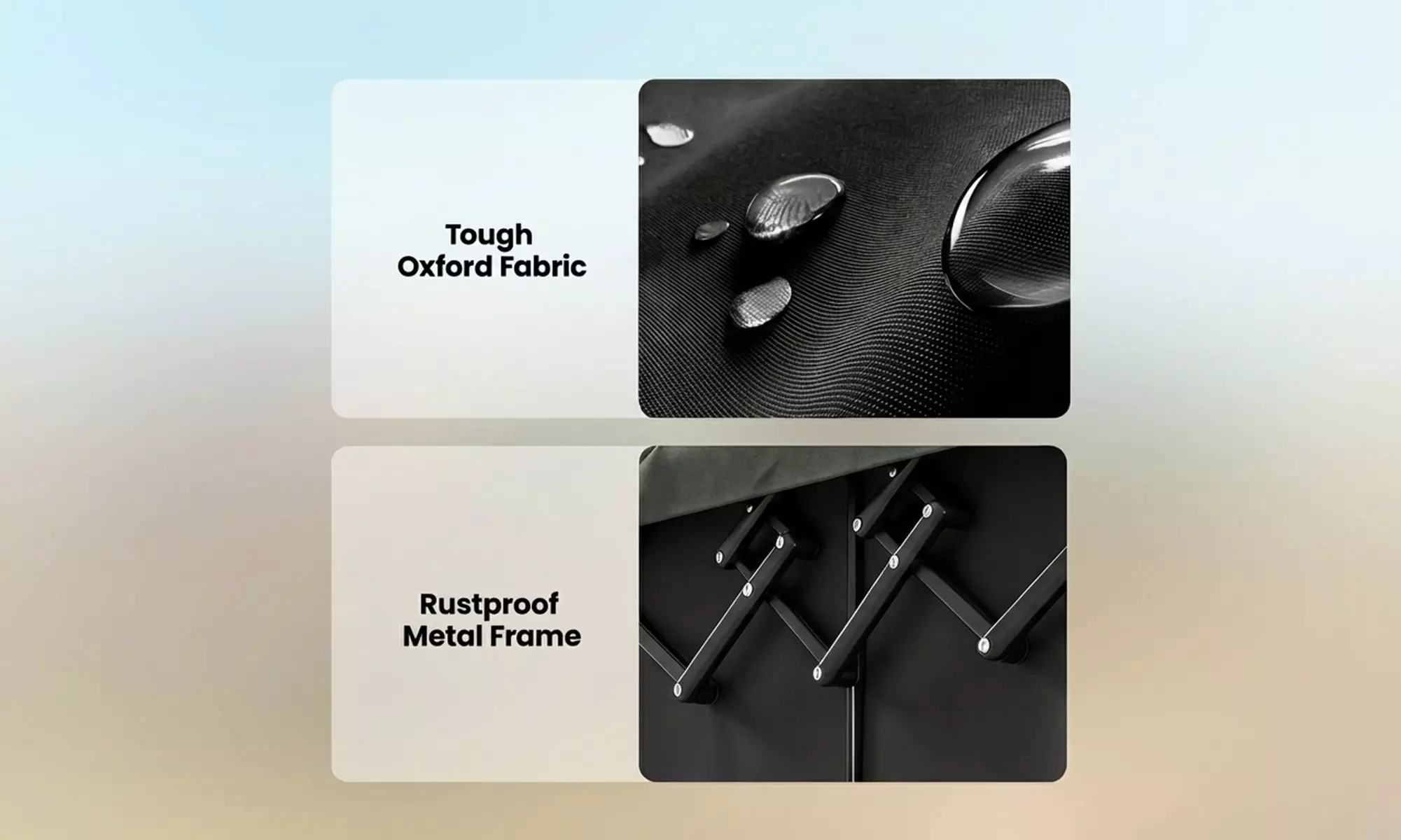 Outsunny Heavy-Duty Folding Wagon Cart