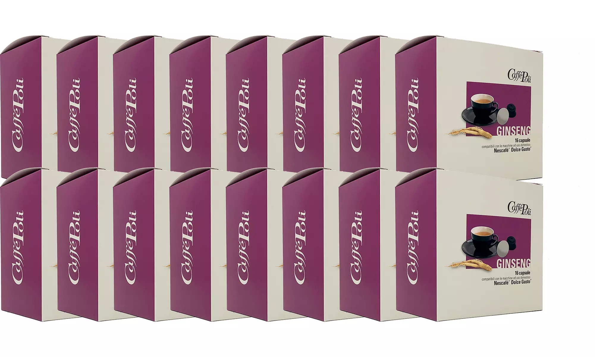 Fino a 256 capsule Caffè Poli compatibili Dolce Gusto