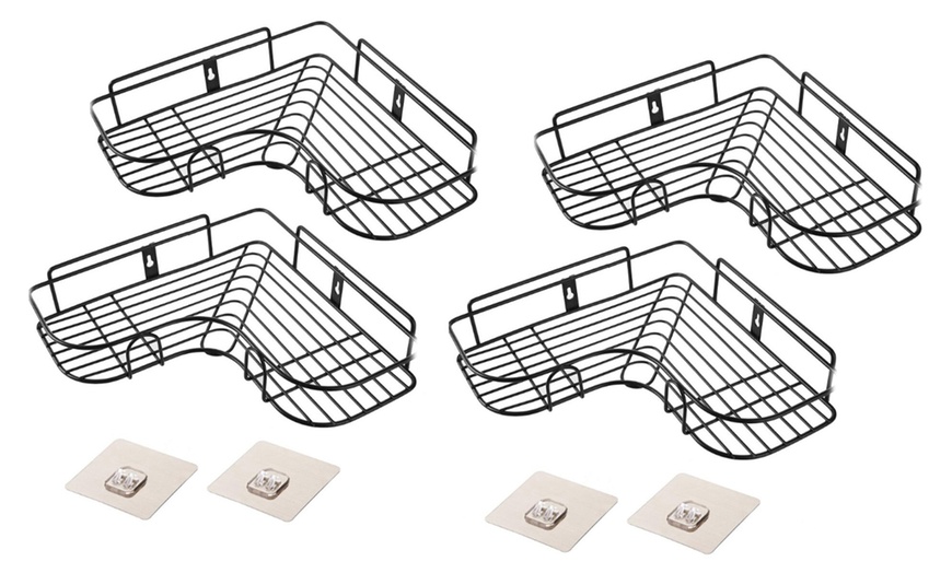 Image 6: Corner Triangular Storage Shelf