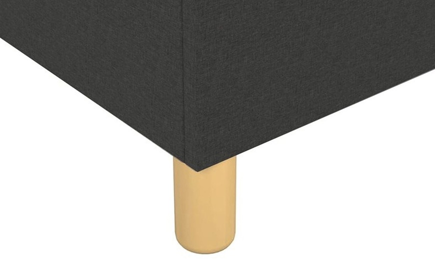 Image 11: Lit Rome en tissu design élégant, Sampur