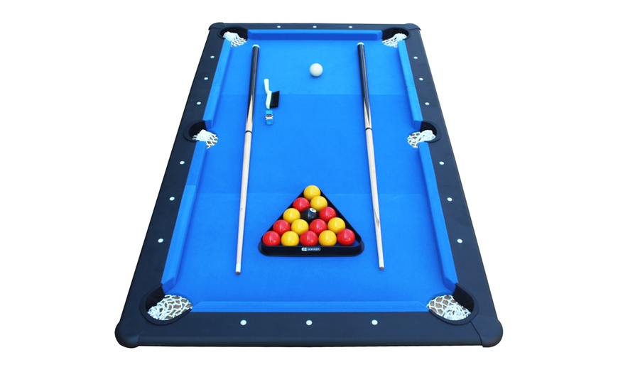 Image 3: Billard modulable 3 panneaux avec accessoires inclus