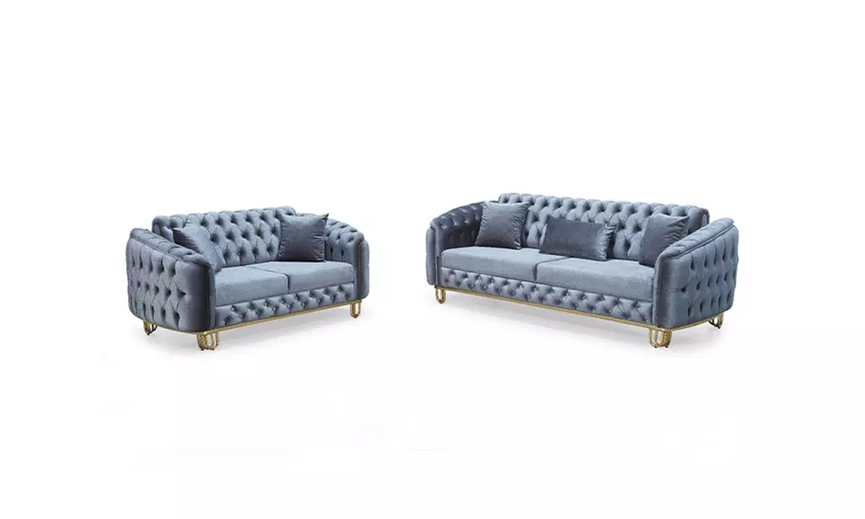 Chesterfield & Kingston 3+2 Sofa Sets