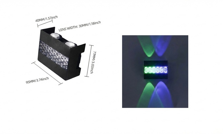 Image 3: ABS Outdoor Water-resistant Wall Lamp