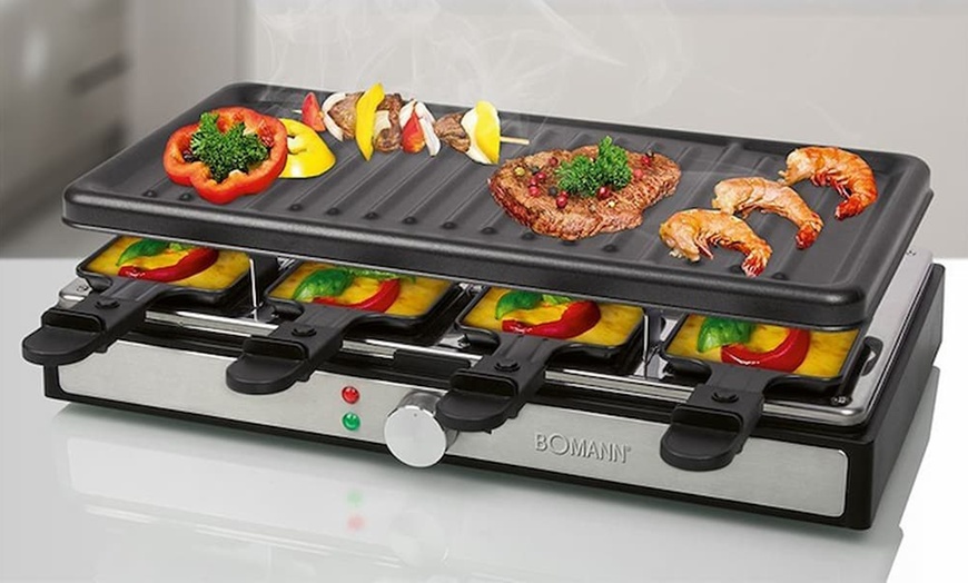 Image 6: Raclette grill Bomann 8 personnes, 1200 - 1400 W