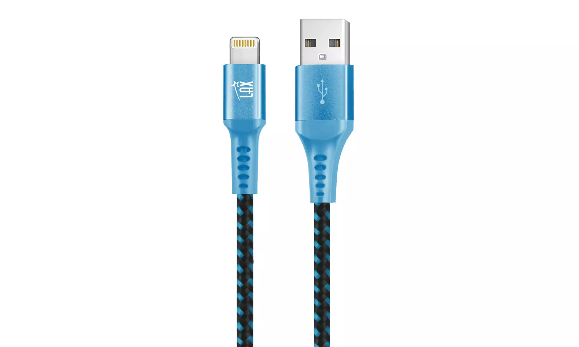 LAX Apple-Certified Braided Lightning Cable for iPhone & iPad (4ft or 6ft)