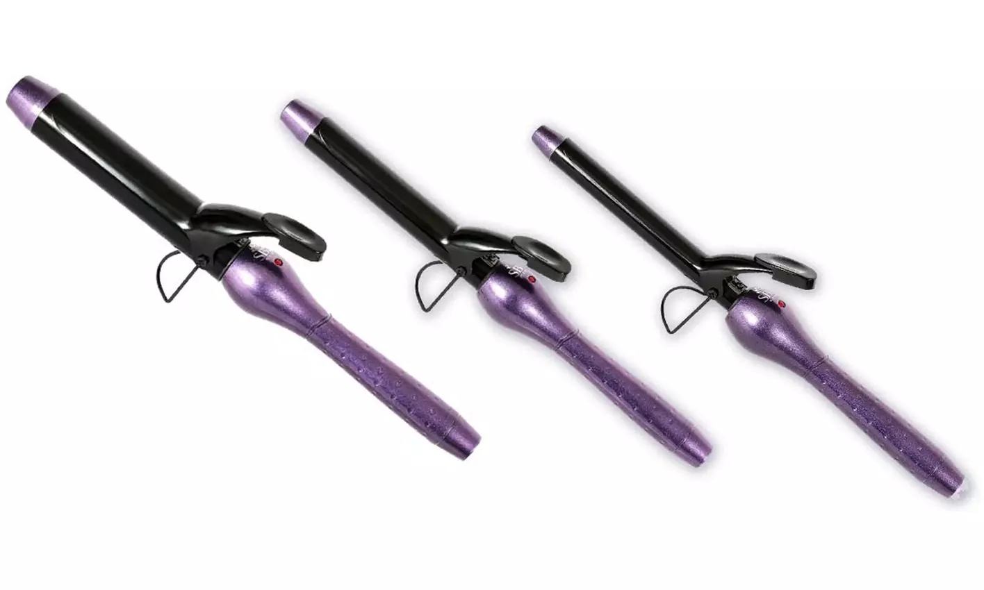 Sutra SB2 Spring Curling Hair Curler Iron - 3/4", 1", or 1 1/4" - Purple Disco