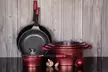 Batterie de cuisine 17 pièces en aluminium de Royalty Line, coloris au choix - Image 4