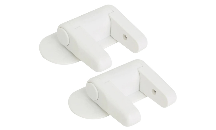 Image 6: Child Safety Toilet and Door Lock 2-Piece Set with Easy Install Kit
