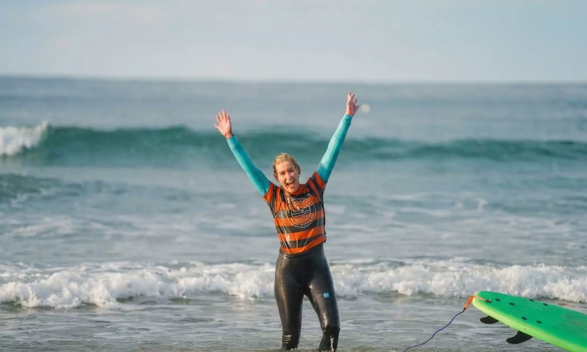 Surf Board and Wetsuit Day Hire with Optional Land Lesson