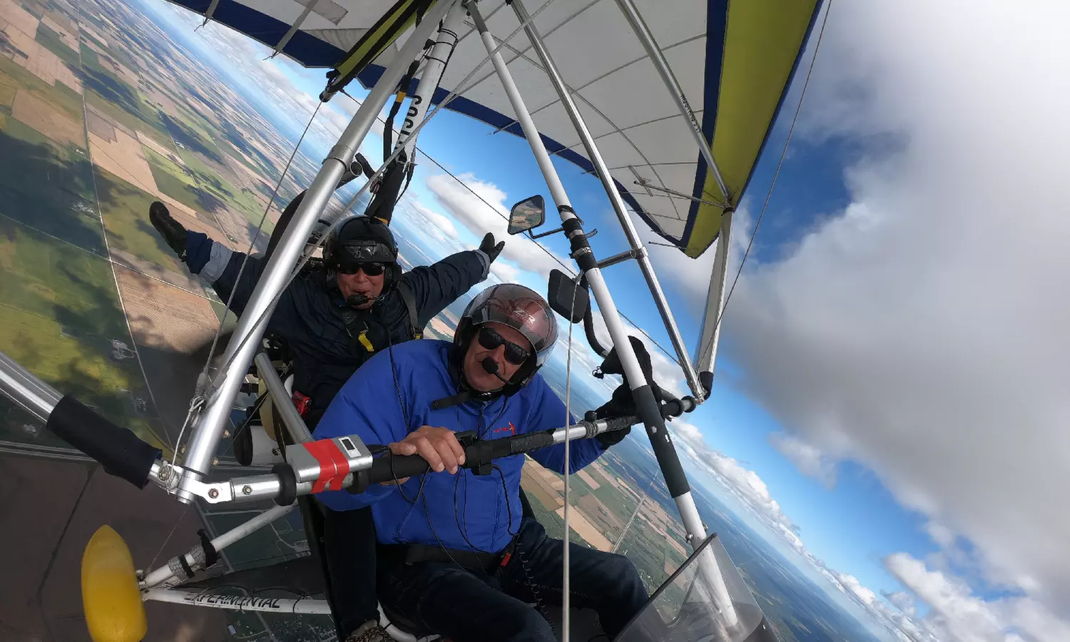Explore the Skies with Ultralight Hang Glider SkyRides Options For One