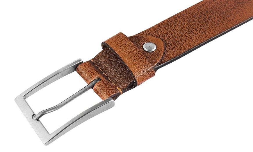 Image 9: Leonardo Verrelli leren riem