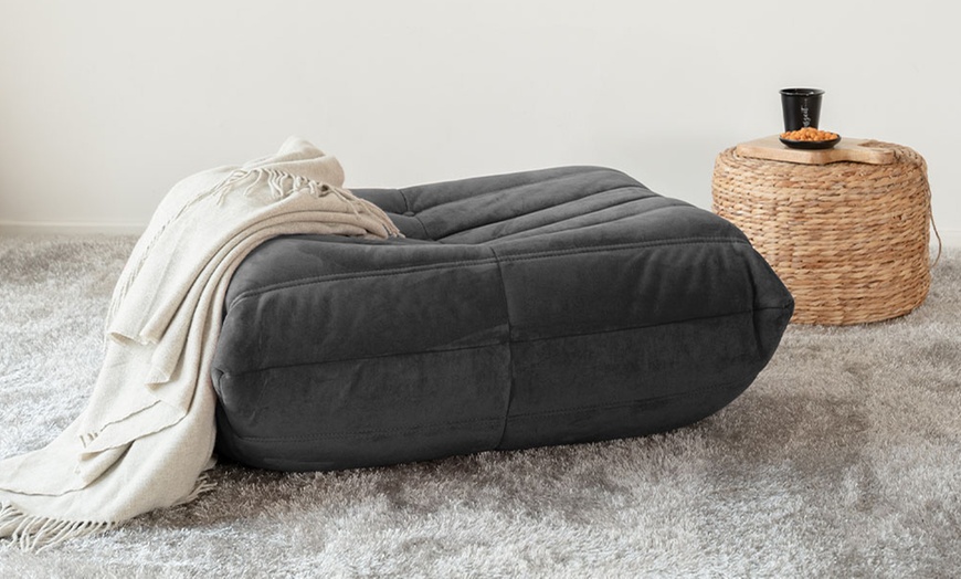 Image 3: Home Deluxe Relaxsessel mit Hocker