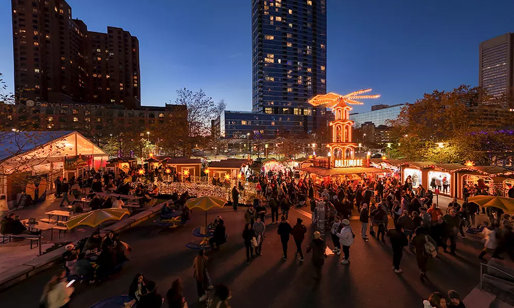 Christmas Market Experience at Christmas Village in Baltimore ⛄❄️