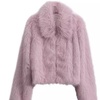 Image 5: Women's Warm Faux Fur Zipper Jacket