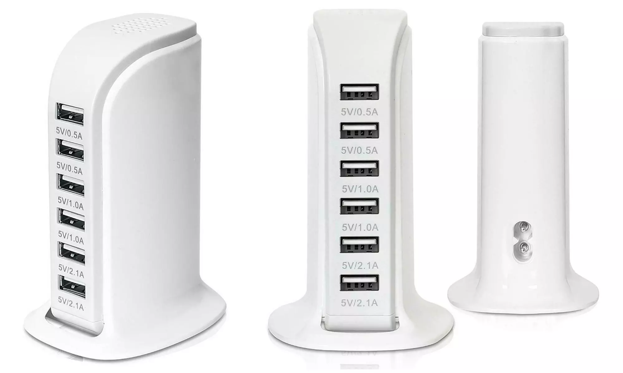 Zummy 30W Multi 6 Port USB Charger Rapid Charging Station Desktop Hub