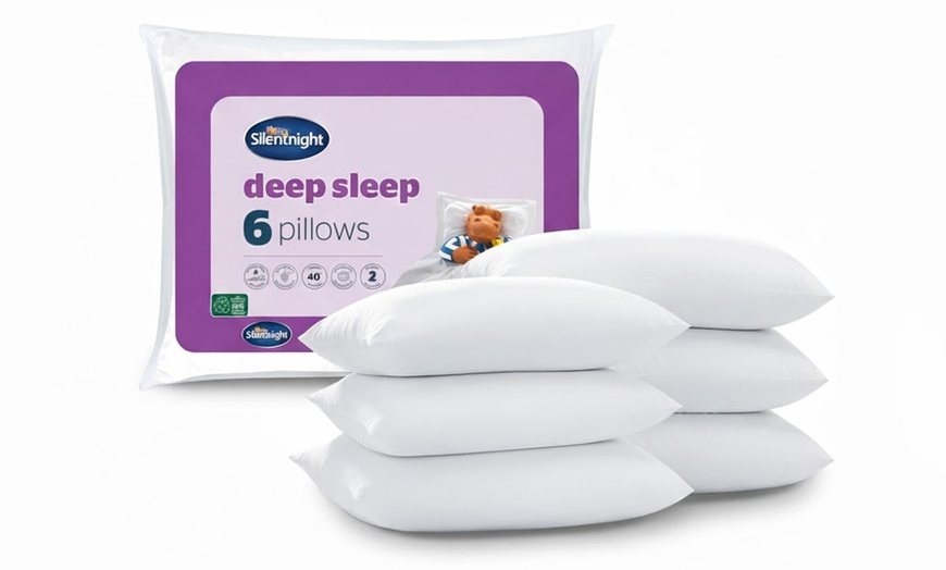 Image 4: Silentnight Deep Sleep Pillows 2, 4, 6 or 8 Pack