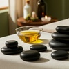 Image 2: 30, 50 or 70-Minute Hot Stone Massage with Warm Organic Oil for 1 or 2