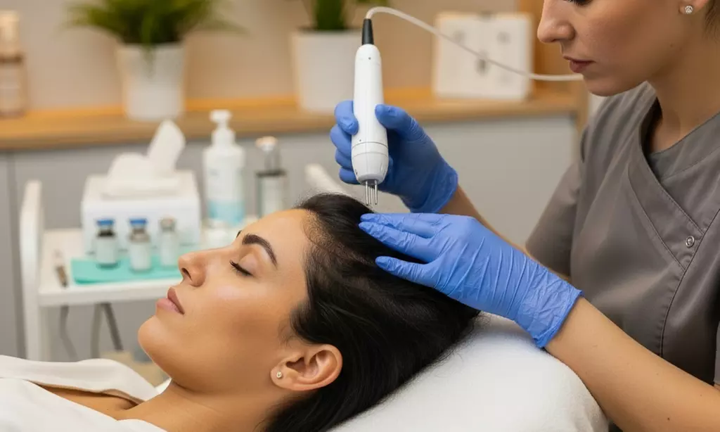 3 o 6 sesiones de tratamiento capilar con bioestimulación o mesoterapia para 1 persona, ahorra hasta un 57% - Primary Image