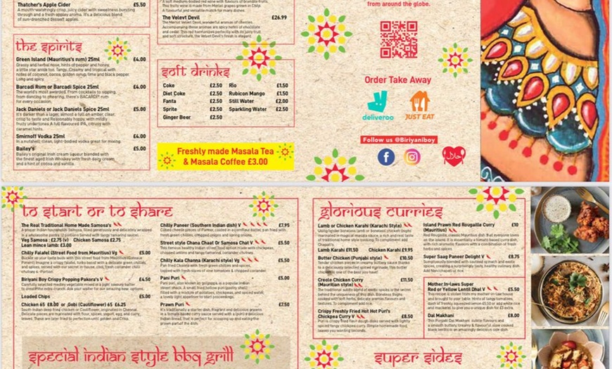 Image 14: Indian Meal with a Drink for Up To Four People at Biriyani Boy