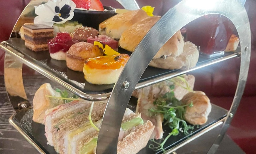 Image 4: Tapas or Afternoon Tea with Facial or Massage for 1 or 2! 