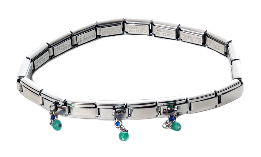 Image 22: Orecchini, collane, portachiavi, bracciali e anelli Nomination